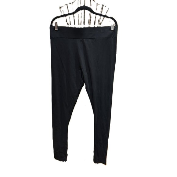 LOGO Layers by Lori Goldstein Knit Pull On Leggings A236704 Black Med 10/12 - Picture 2 of 7